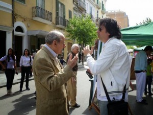 Alfonso De Santis con Alberto Mangano