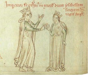 Federico con la moglie Isabella