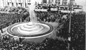 Inaugurazione Fontana della Stazione - 15 novembre 1953