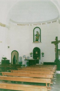 Interno della chiesa di S.Anna