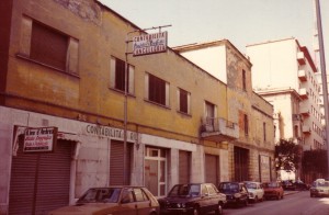 Il pastificio negli anni 80 visto da via Isonzo